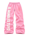 El Mundo Es Tuyo Pants (Pink)