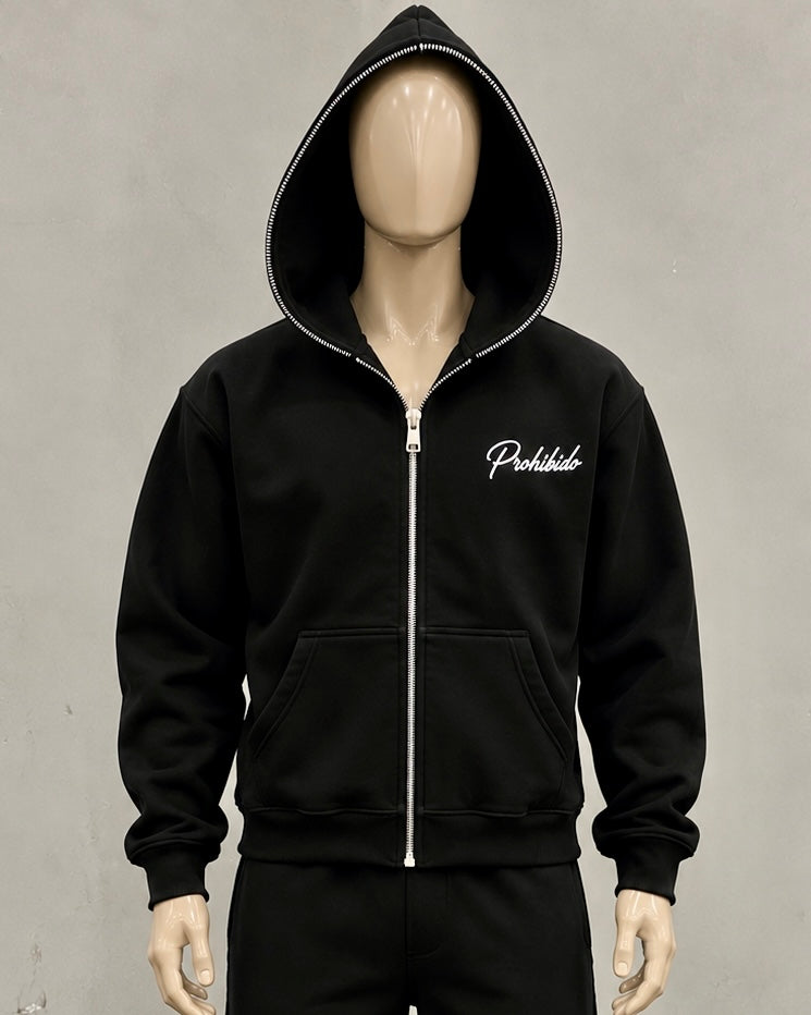 Chapo Rhinestone Zip Up