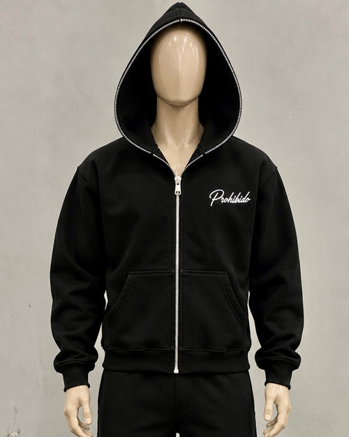 Chapo Rhinestone Zip Up